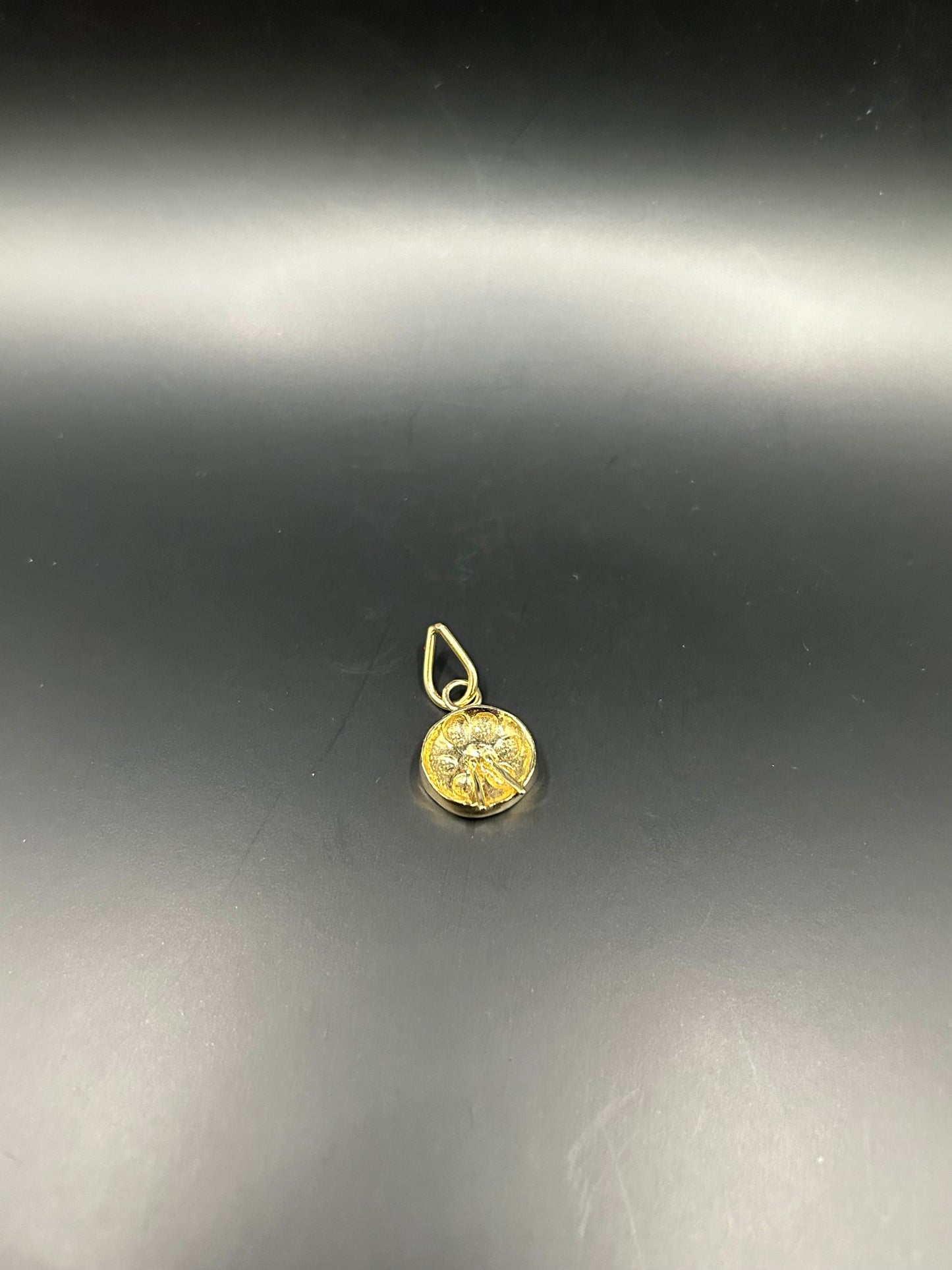 Gold Steel Pan Charm