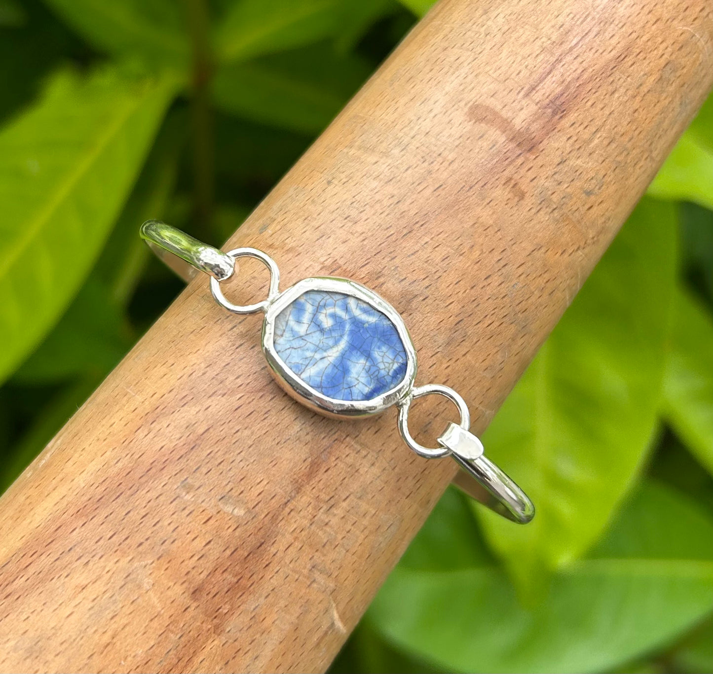 Blue Swirl Chaney Bracelet