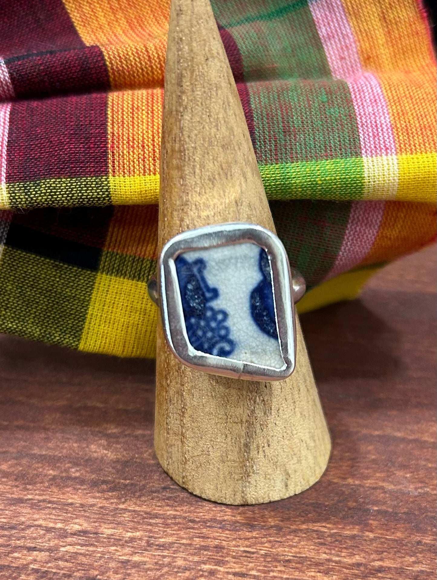 Deep Blue Chaney Ring