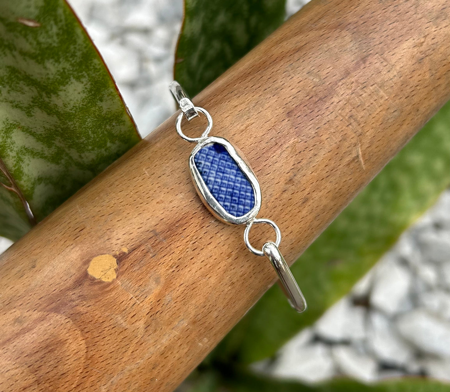 Blue Scales Chaney Bracelet