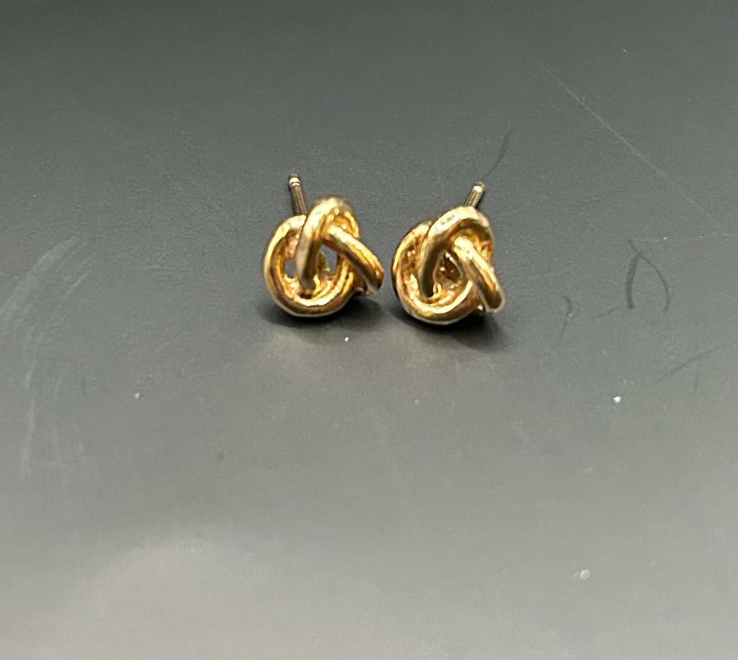 Gold Knot Studs
