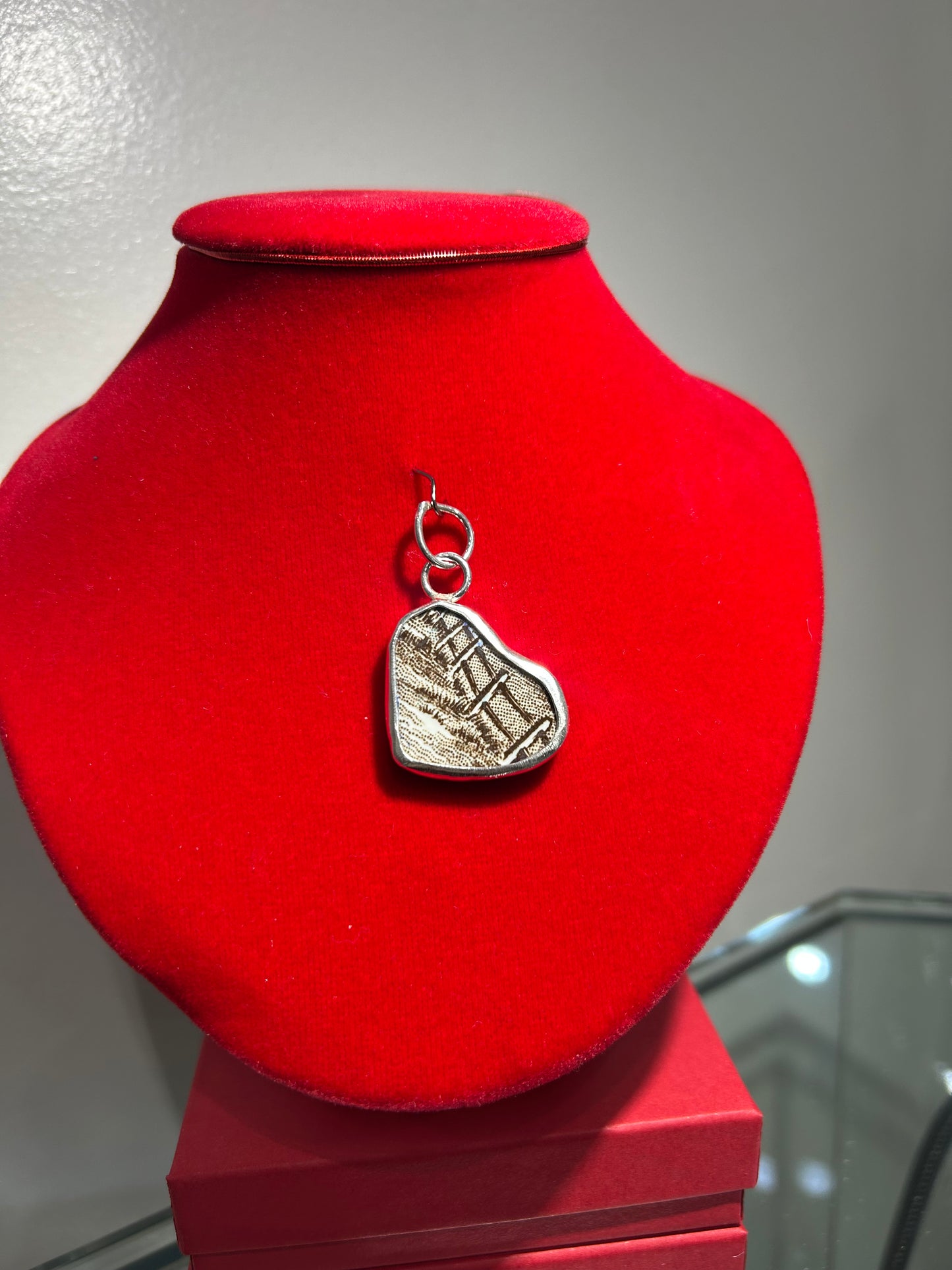 Chocolate Kisses Chaney Pendant
