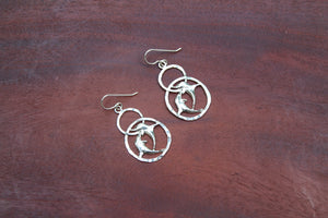 Two Dolphins Earrings