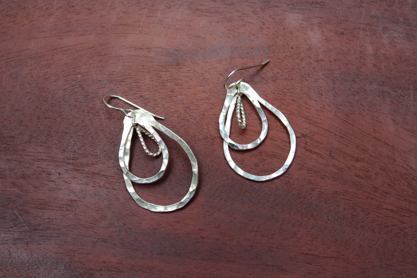 Triple Tear Drop Earrings