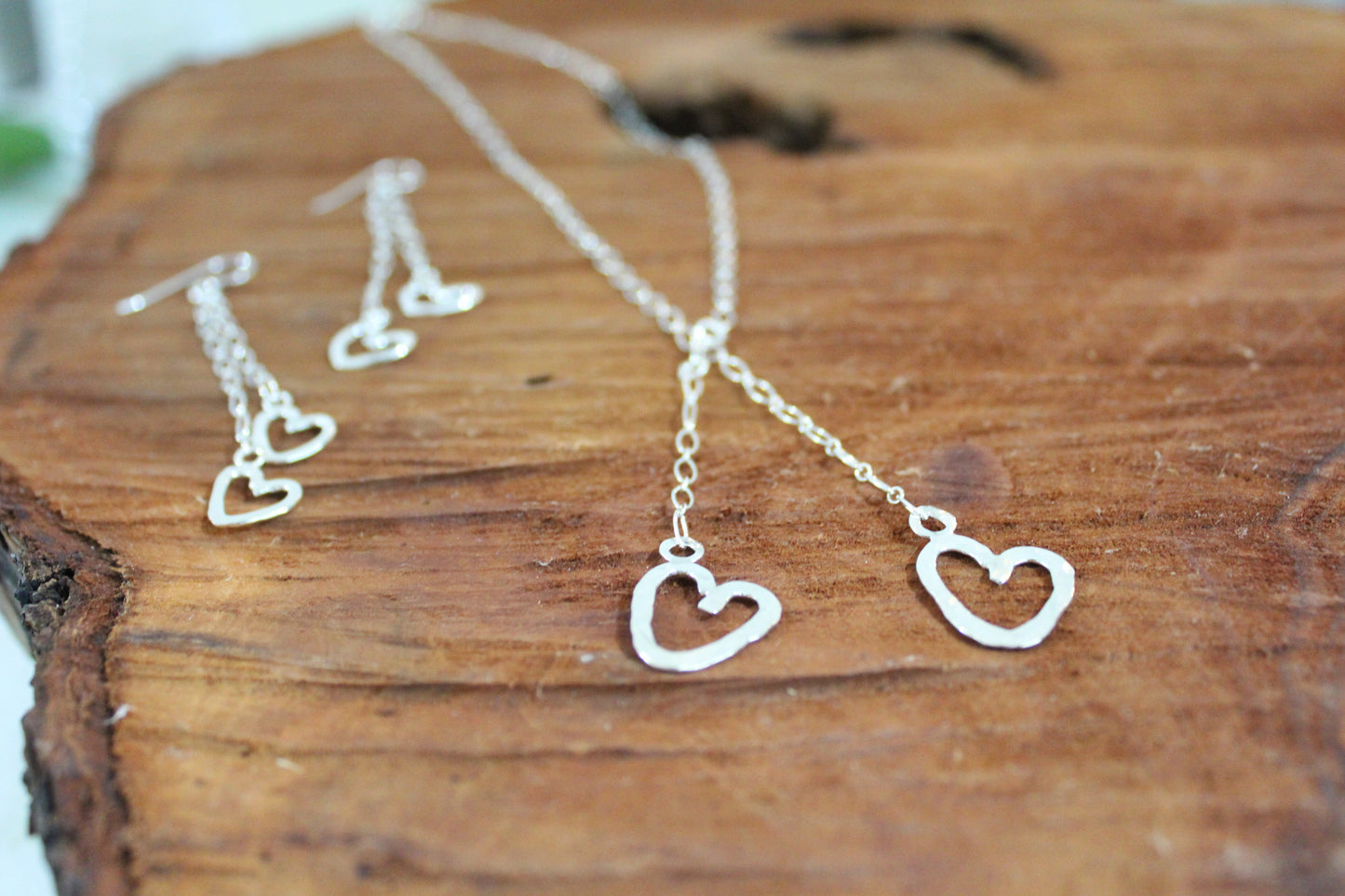 Heart Necklace Set