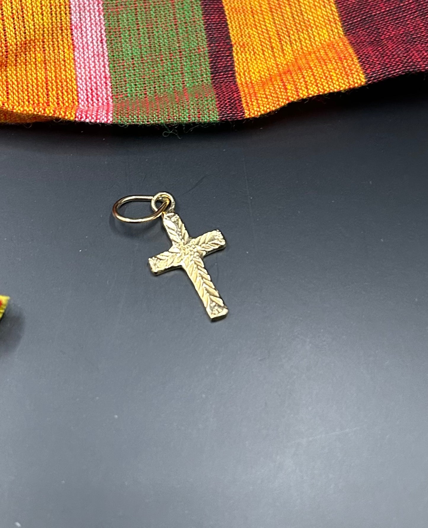 Gold Cross Charm