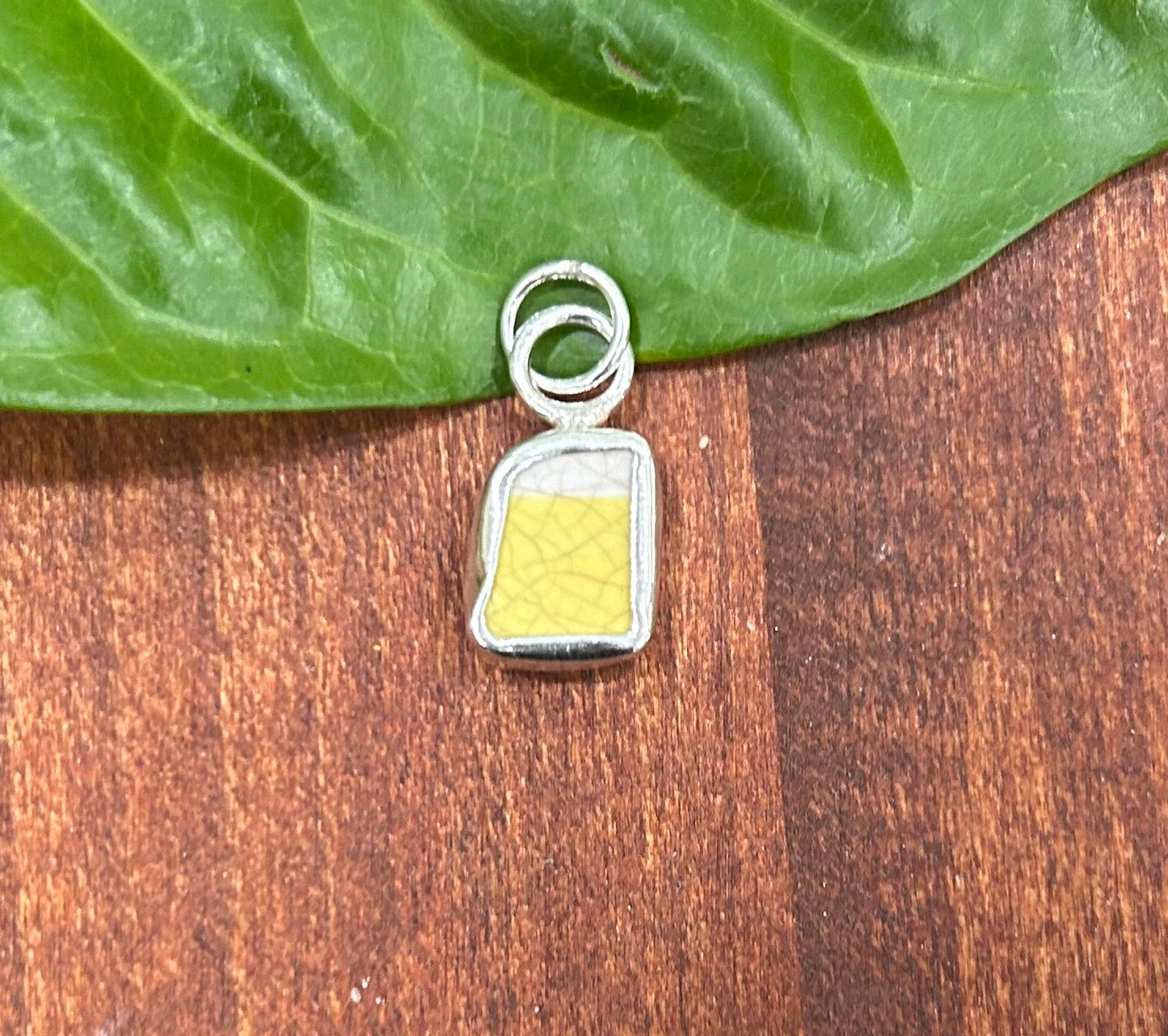 Sunshine Yellow Chaney Charm/Pendant