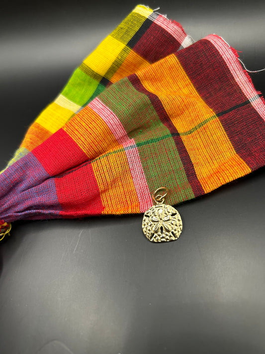 Gold Sand Dollar Charm