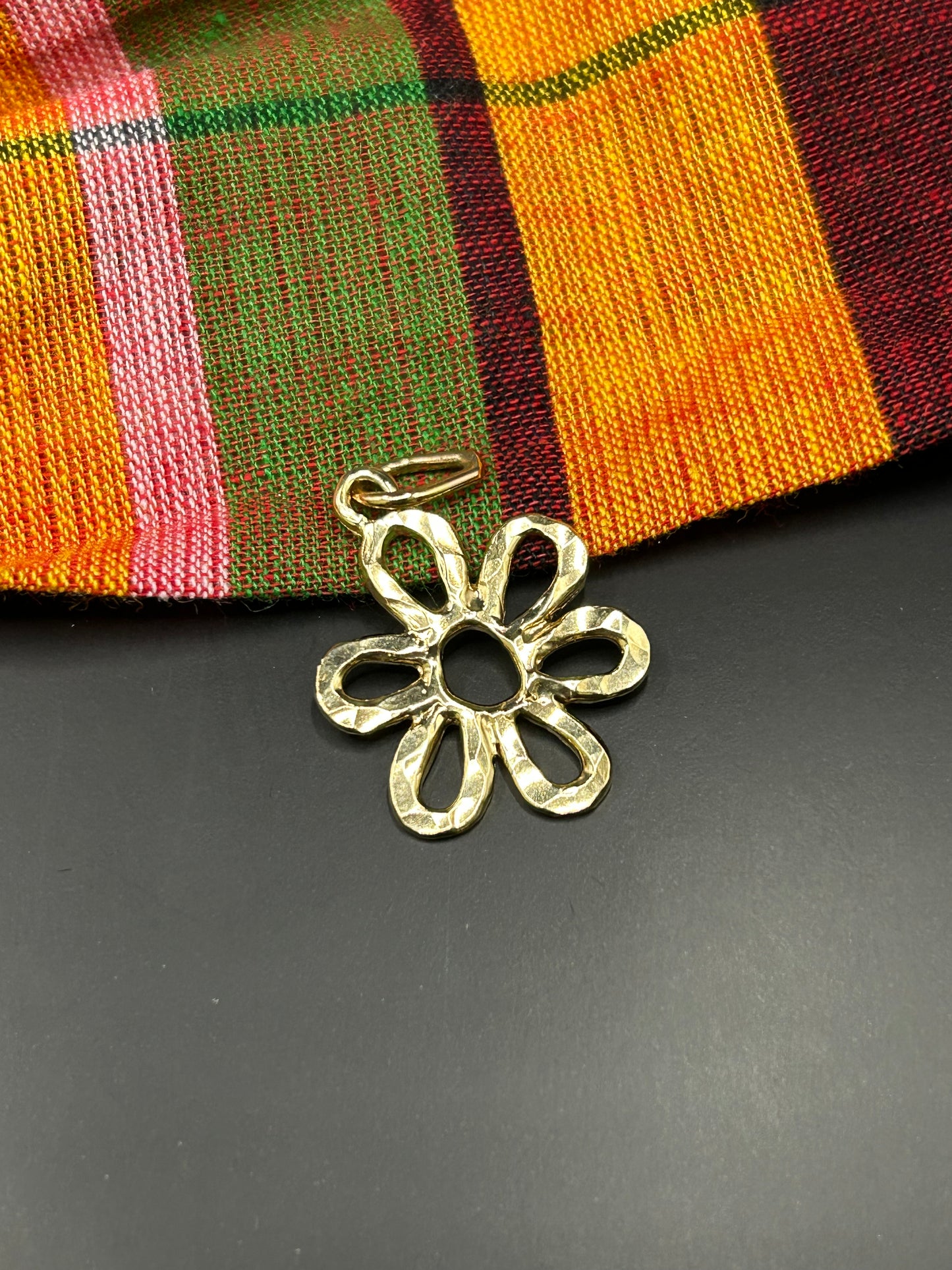 Gold Kool Flower Charm