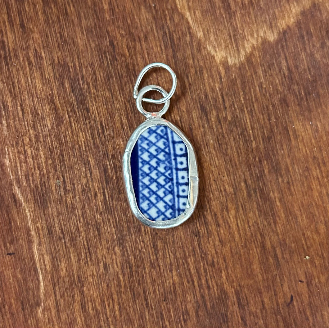 Blue Scales Chaney Pendant
