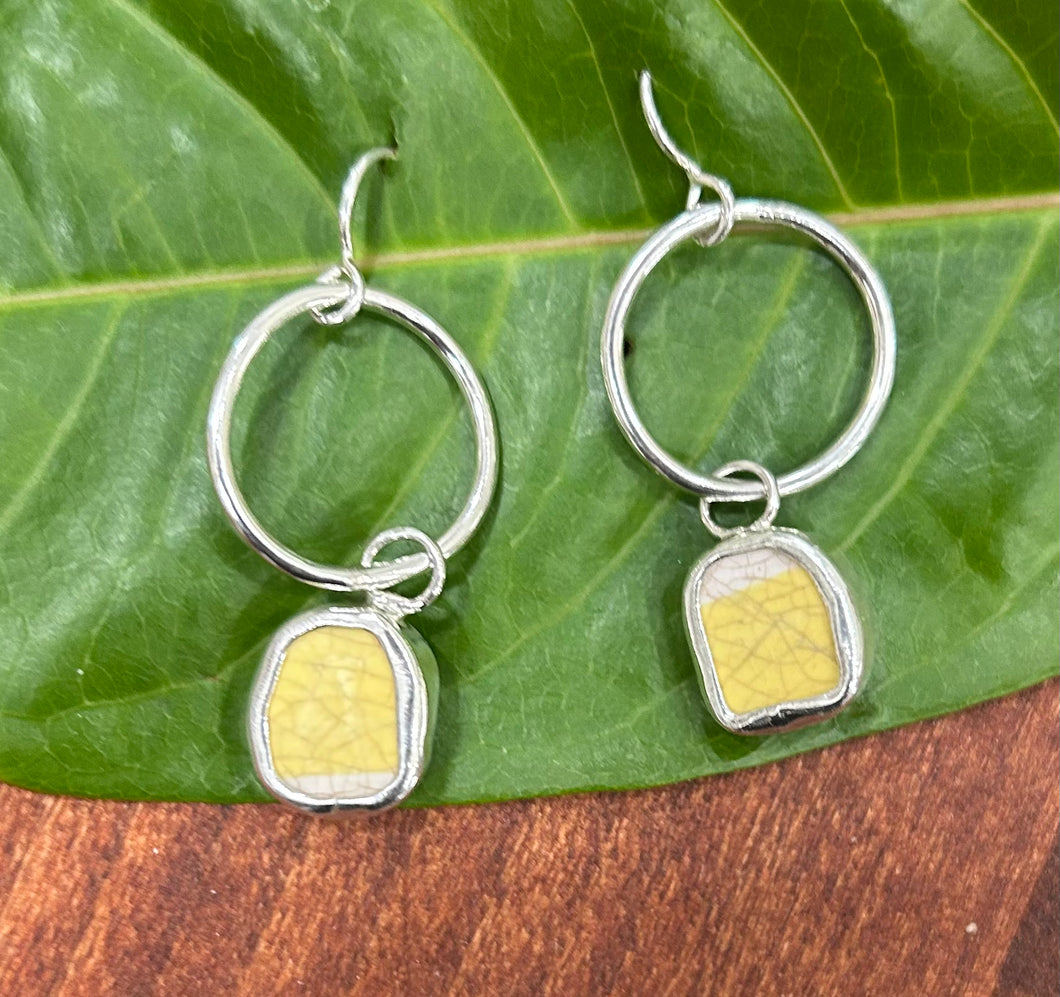 Sunshine Yellow Chaney Earrings