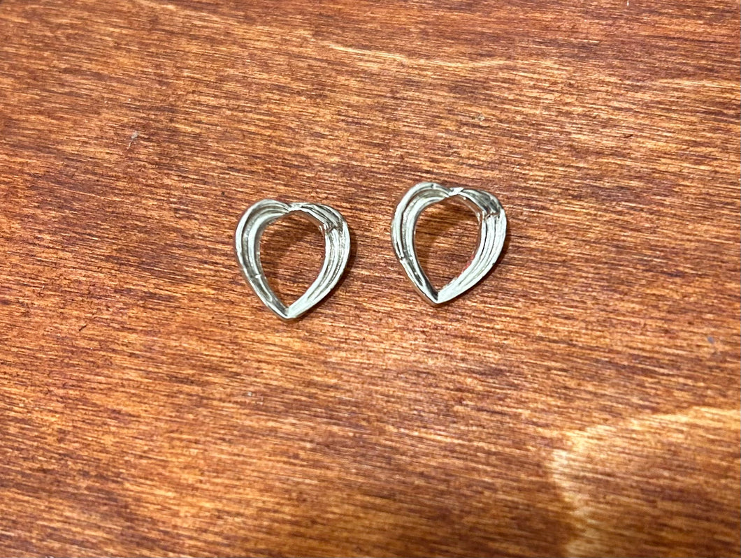 Angel Heart Studs