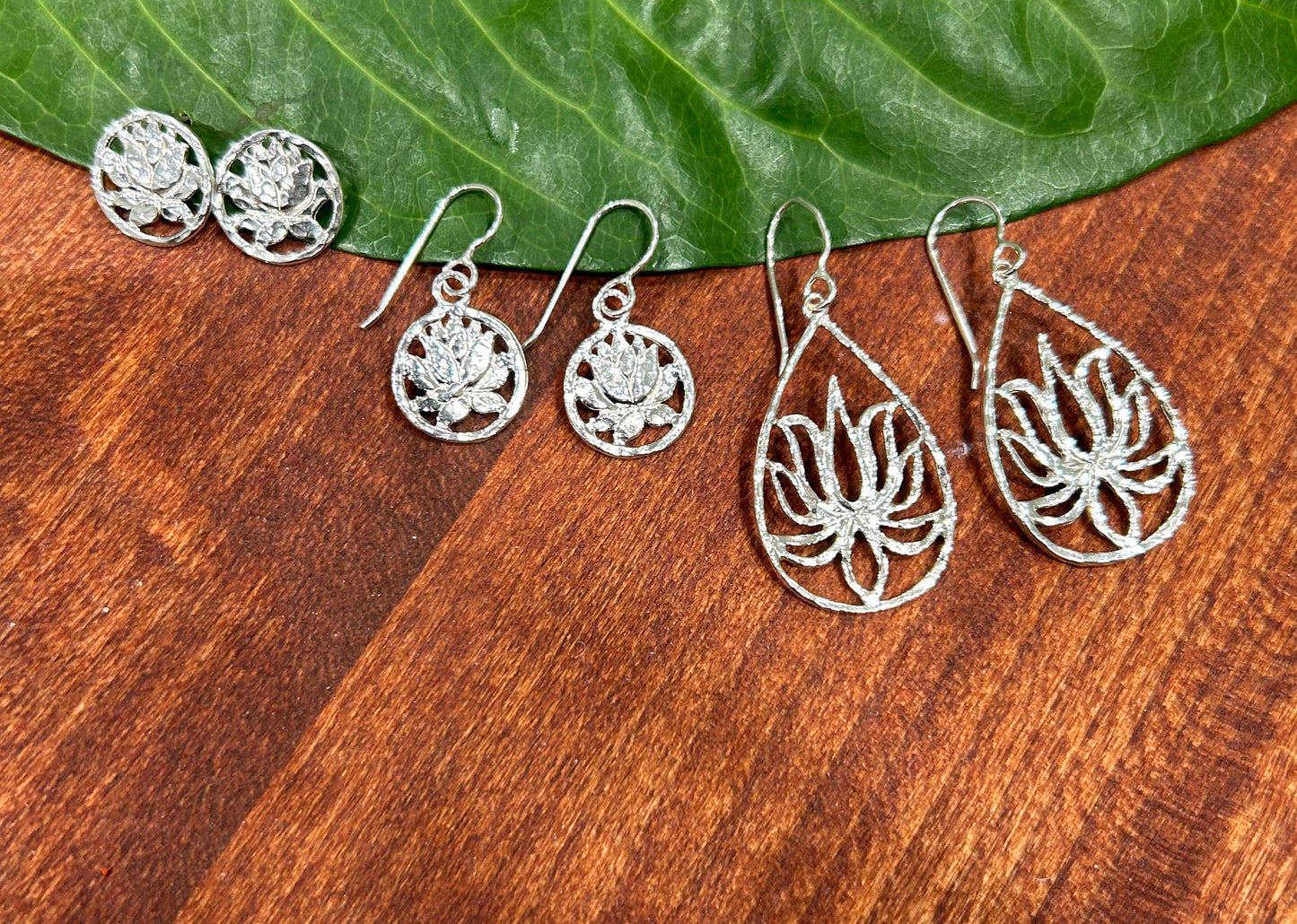 Lotus Earrings/Studs
