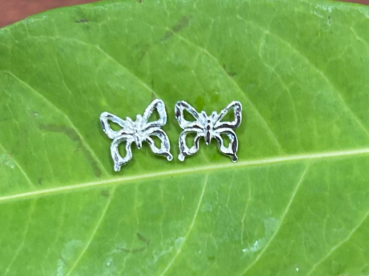 Tiny Butterfly Studs