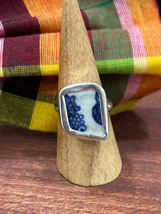 Deep Blue Chaney Ring