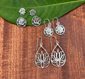 Lotus Earrings/Studs