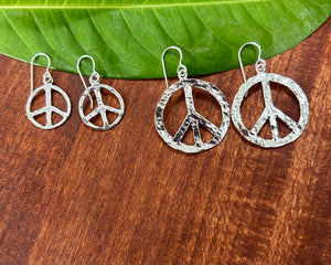Peace Sign Earrings