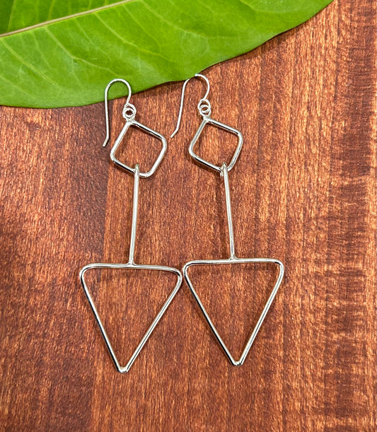 Bermuda Triangle Earrings