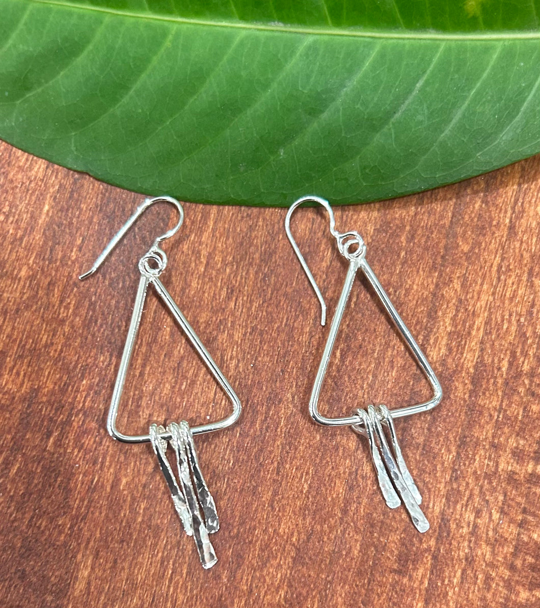 Triangle Rain Earrings
