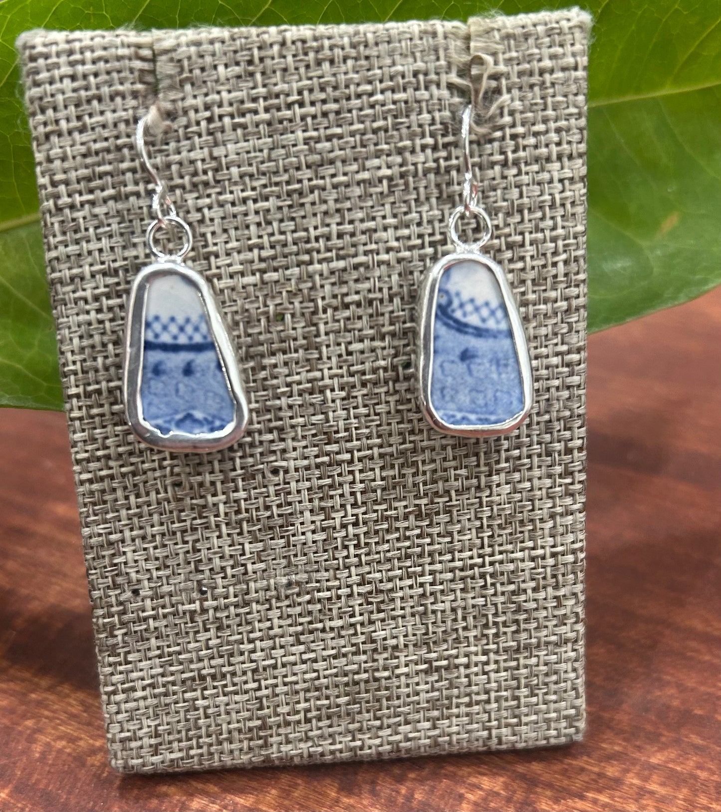 Blue Lace Chaney Earrings