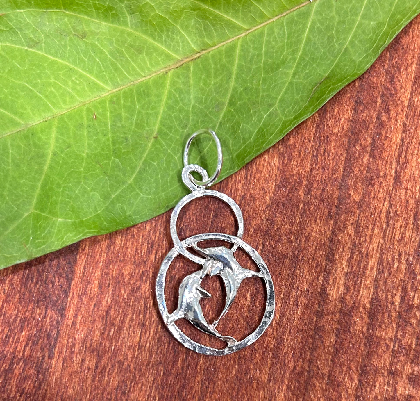 Two Dolphins Pendant