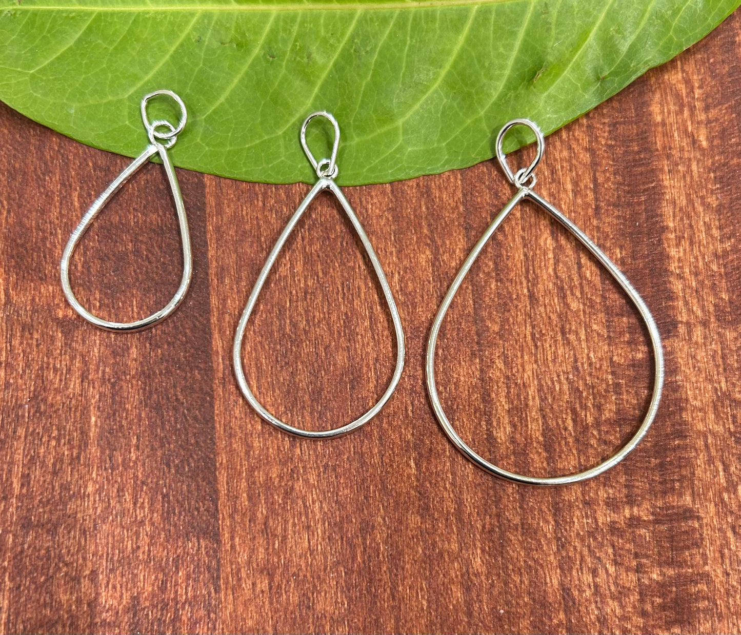 Teardrop Hoops Pendant