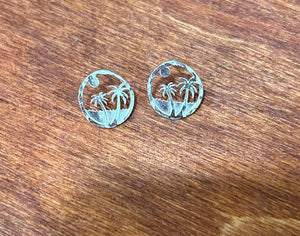 Palm Tree Studs