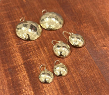 Load image into Gallery viewer, Gold Shield Earrings
