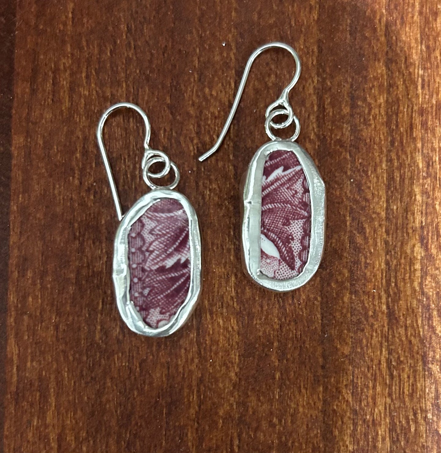 Dreaming In Maroon Chaney Earrings