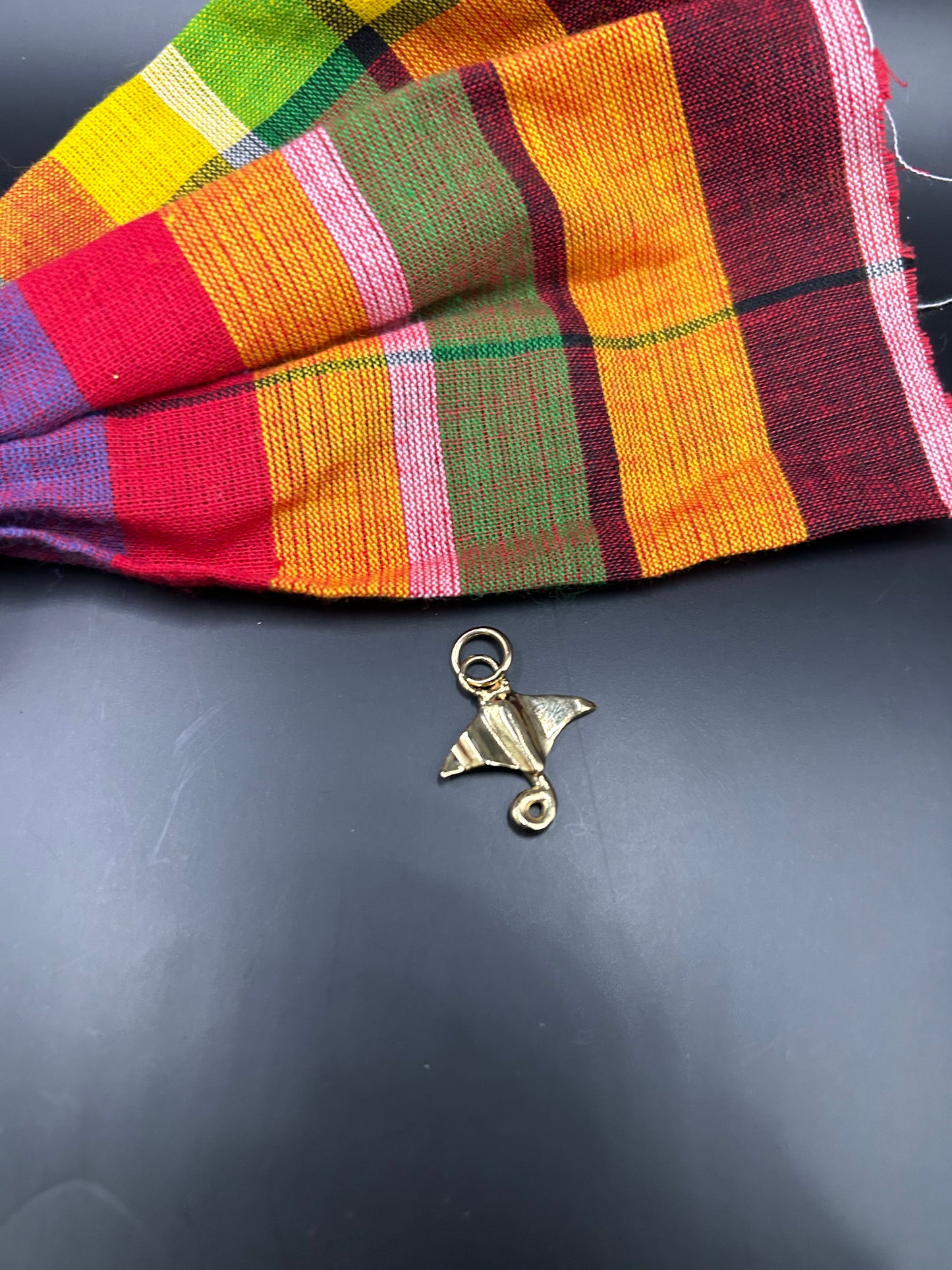 Gold Stingray Charm