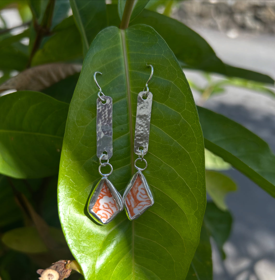 Orange Creamsicle Chaney Earrings