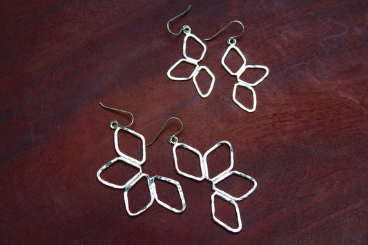 Poinsettia Earrings