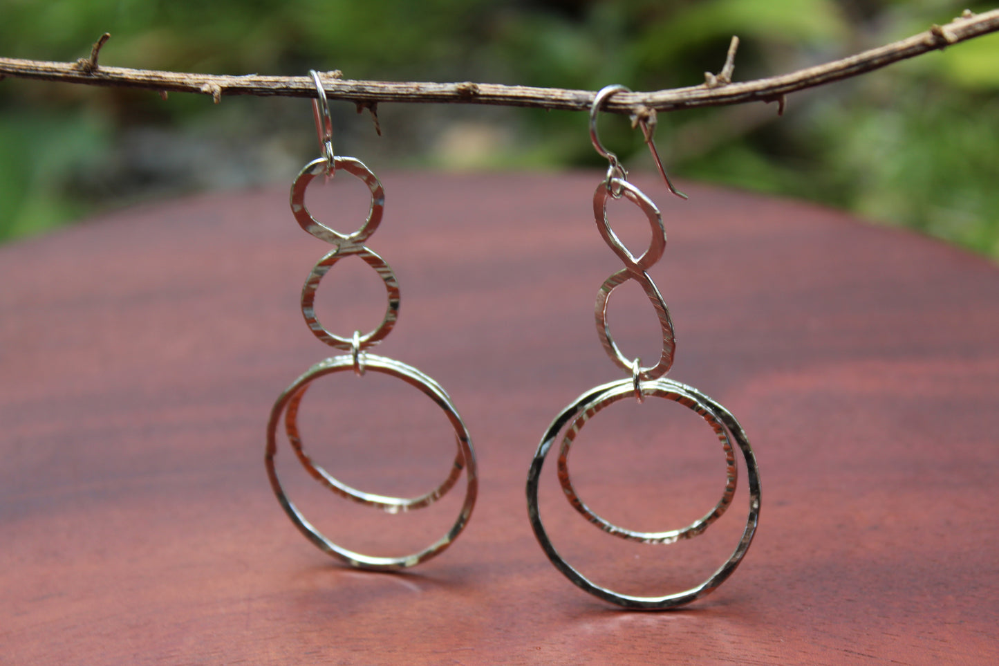 Eight Over Circle Earrings