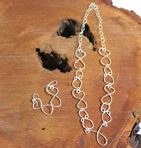 Infinity Necklace Set Large