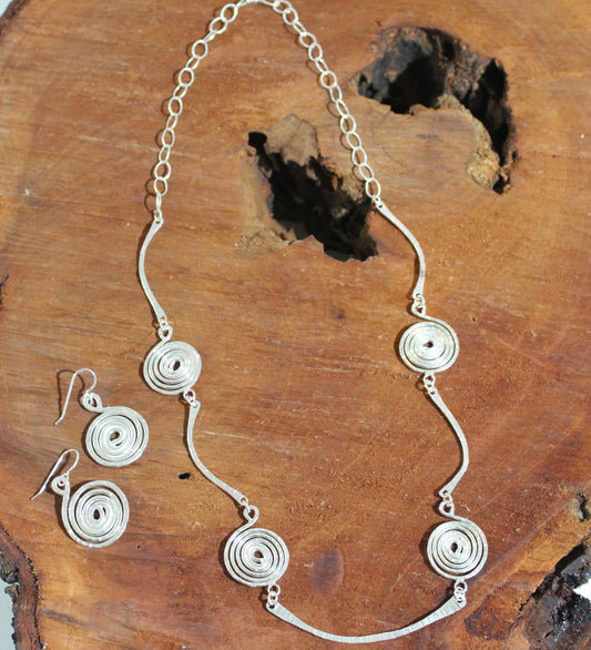 Spiral Necklace Set