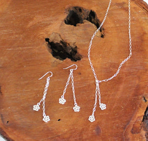 Kool Flower Necklace Set