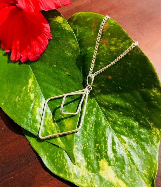 Diamond Tile Pendant