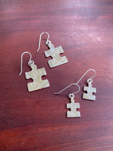 Puzzle Piece Earrings