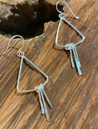 Triangle Rain Earrings